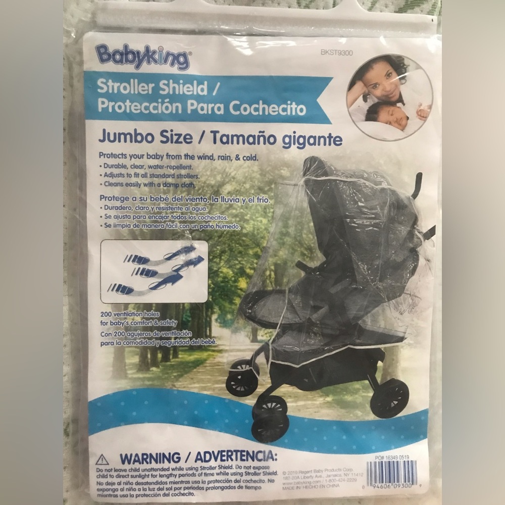 Babyking Stroller Shield - Jumbo Size (New in Package)